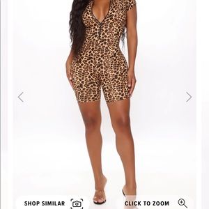 Hot Cheetah Leopard Romper